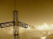 Salita invernale da Nona di Vilminore al Passo della Manina e al Monte Sasna il 17 dicembre 2009